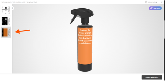 ✨ Ein Bild für ein Etikett mit KI erstellen