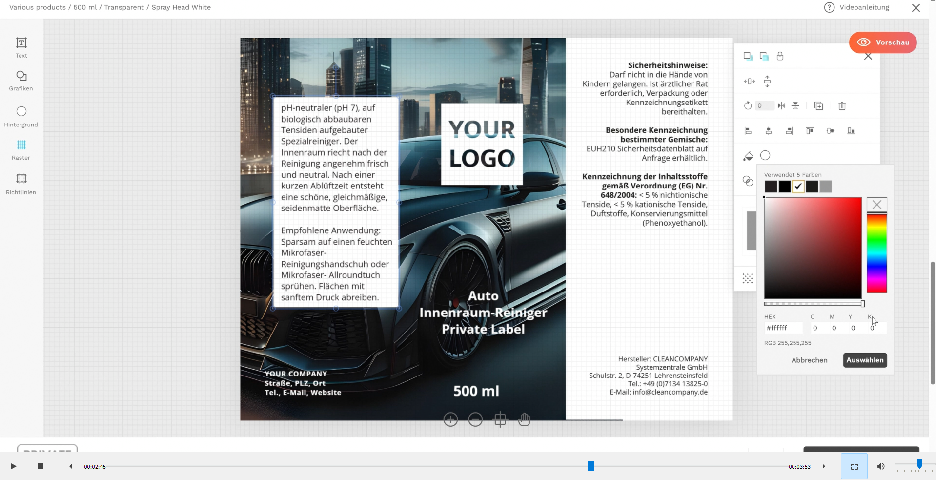 Video laden: Video-Anleitung Private Label Online-Shop